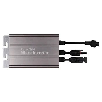 Мини-солнечный инвертор 600 Вт постоянного тока 18-50 В в переменный 110/220 В Мини-сетевой инвертор для дома MPPT Solar