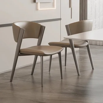 Обеденные стулья со спинкой Nordicoffice Accent, платформа для отдыха, стулья для столовой в гостиной, туалетный столик, мебель для кафе YX50DC