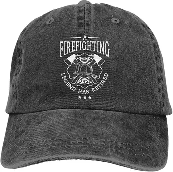 Летний бестселлер 2021 года Бейсбольные кепки A Firefighting Legend Has Retired Регулируемая джинсовая кепка для взрослых унисекс