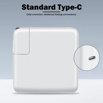Сменное Зарядное Устройство Мощностью 45 Вт, Складной Адаптер T-Типа Type-C, Адаптер для зарядки с Т-образным Наконечником для Macbook Air 11 13 A1436 A1465 A1466